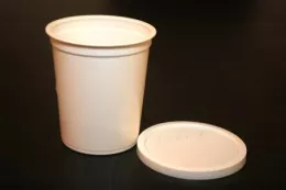 Couvercle VITRI PS blanc Ø73mm (pour 940D) (12D20)